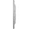 Ekena Millwork Hurley Ceiling Medallion (Fits Canopies up to 7 1/4"), 22 1/8"OD x 7 1/4"ID x 1 3/4"P, Frost CM26HUFRF - alternate 3